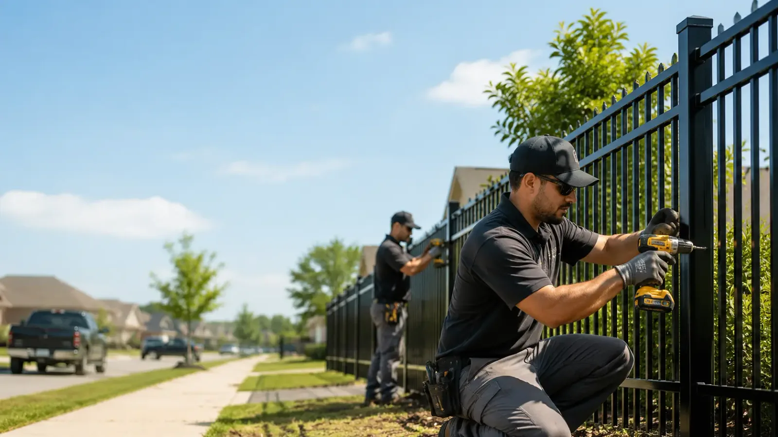 Metal Fence Installation in Conley, GA
